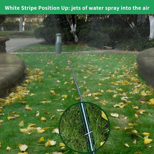 150 FT (75FT*2) Flat Sprinkler Hose for Lawn Watering Garden Soaker Hose with Holes, Heavy Duty Lightweight No-Kink Water