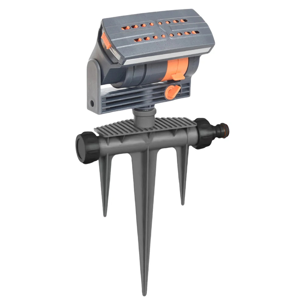 Oscillating Sprinkler Lawn Swing Sprinkler 16 Nozzles Watering Irrigation System Adjustable Flow Watering Device for Large Area